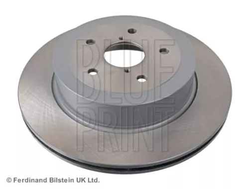 2x BLUE Print Rear Internally Vented Brake Discs For Subaru Impreza
