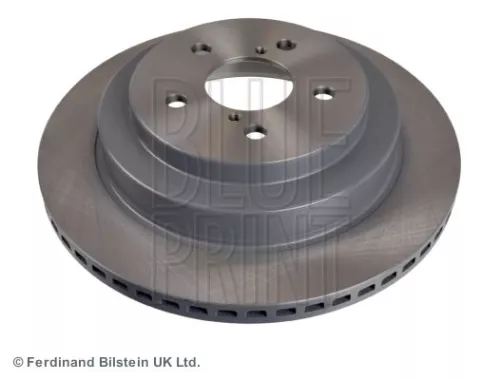 2x BLUE Print Rear Internally Vented Brake Discs