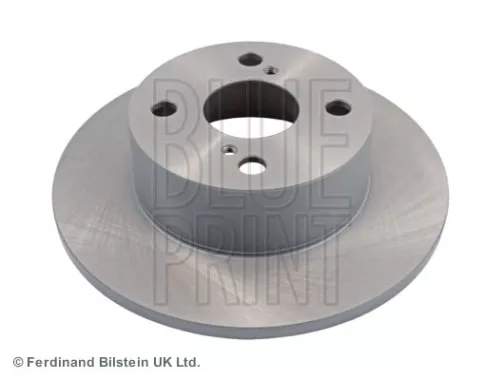 2x BLUE Print Rear Solid Brake Discs For Toyota Corolla
