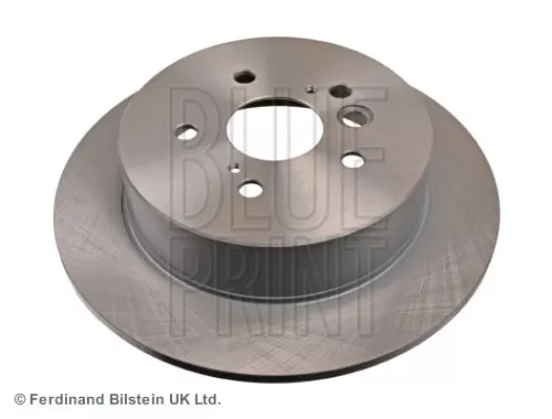 2x BLUE Print Rear Solid Brake Discs For Toyota Rav 4