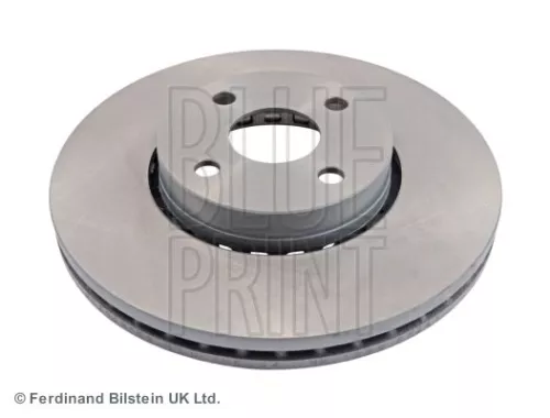 2x BLUE Print Front Internally Vented Brake Discs For Toyota Corolla