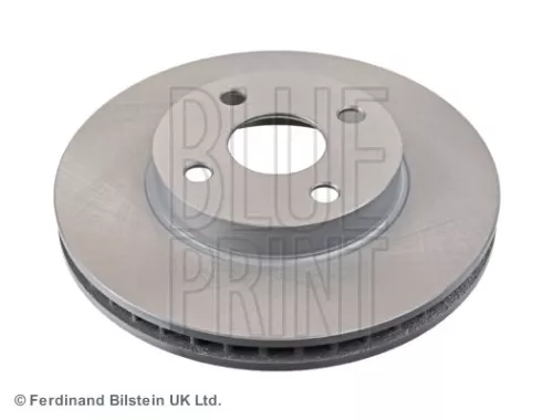 2x BLUE Print Front Internally Vented Brake Discs For Toyota Corolla