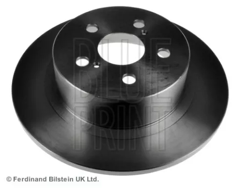 2x BLUE Print Rear Solid Brake Discs For Toyota Avensis Corona