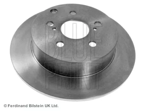 2x BLUE Print Rear Solid Brake Discs For Toyota Verso