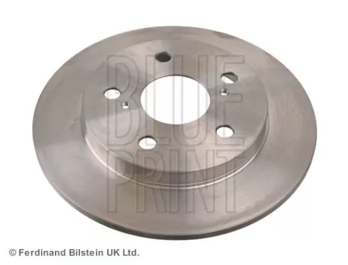 2x BLUE Print Rear Solid Brake Discs For Toyota Auris Corolla