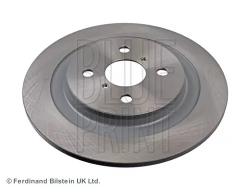 2x BLUE Print Rear Solid Brake Discs For Daihatsu Toyota Charade Yaris