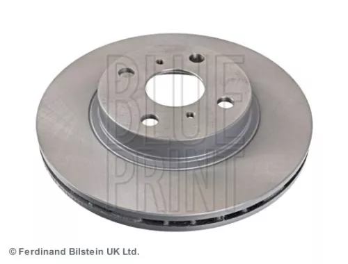 2x BLUE Print Front Internally Vented Brake Discs For Toyota Corolla