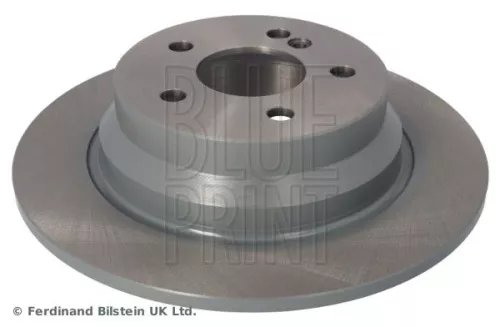 2x BLUE Print Rear Solid Brake Discs For Mercedes-benz Cls E-class