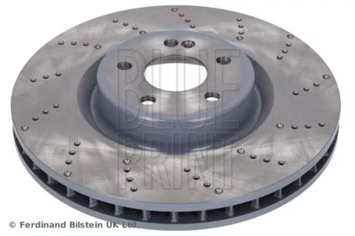 2x BLUE Print Front Perforated/vented Brake Discs For Mercedes-benz A-class B-class 