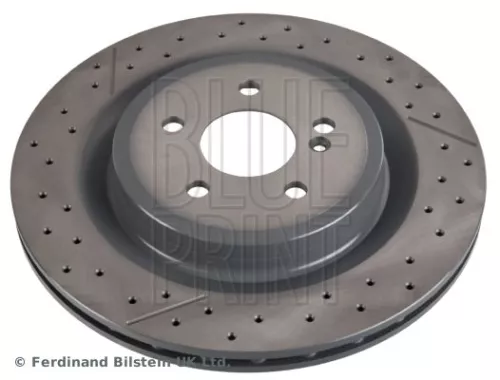 2x BLUE Print Rear Internally Vented Brake Discs For Mercedes-benz A-class Cla Slc S