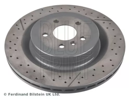 2x BLUE Print Rear Internally Vented Brake Discs For Mercedes-benz Gl-class Gle Gls 
