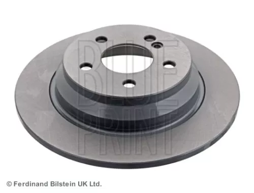 2x BLUE Print Rear Solid Brake Discs For Mercedes-benz Sl
