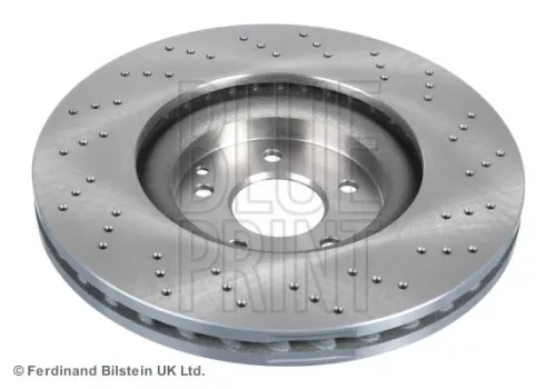 BLUE PRINT BLUE PRINT ADU174355 2x BLUE Print Front Perforated/vented Brake Discs For Mercedes-benz C-class Clk Slk 