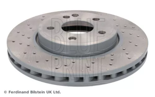2x BLUE Print Front Perforated/vented Brake Discs For Mercedes-benz Mercedes-benz (B