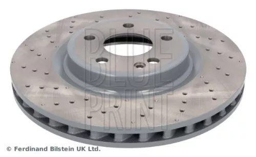 2x BLUE Print Front Perforated/vented Brake Discs For Mercedes-benz A-class B-class 