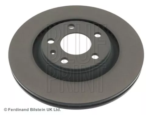 2x BLUE Print Rear Internally Vented Brake Discs For Audi A4