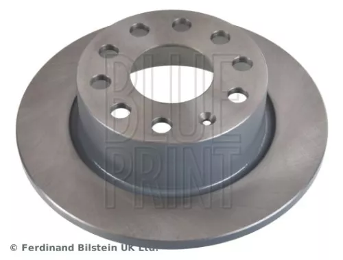 2x BLUE Print Rear Solid Brake Discs For Skoda Octavia