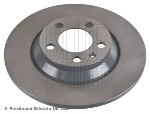 2x BLUE Print Rear Solid Brake Discs For Audi Vw A1 Polo