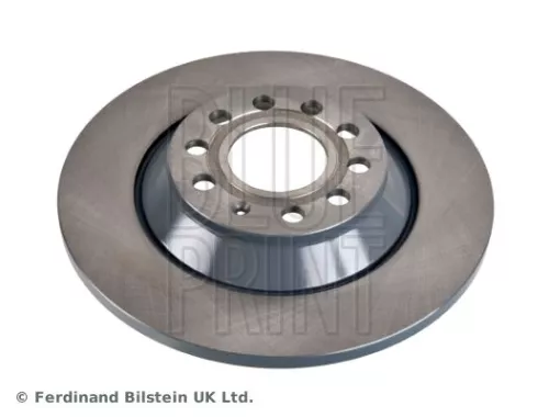 2x BLUE Print Rear Solid Brake Discs For Audi A6 Allroad