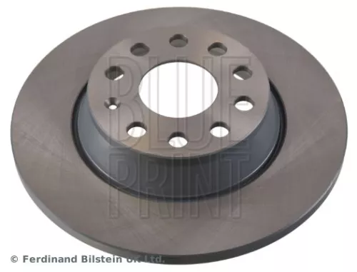 2x BLUE Print Rear Solid Brake Discs For Audi Roewe (Saic) Seat Skoda Vw A3 Alhambra