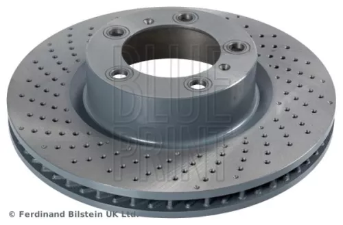 BLUE Print Front Left Perforated/vented Brake Discs For Porsche 718 Boxster 718 C