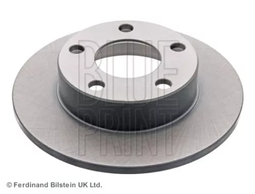 2x BLUE Print Rear Solid Brake Discs For Audi Vw A4 Passat