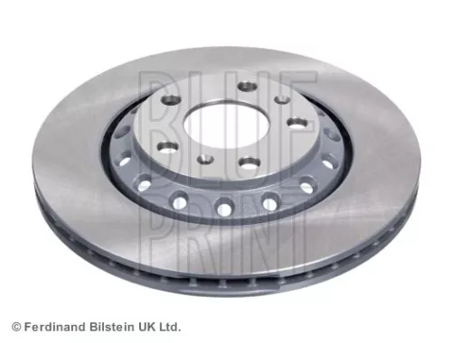 2x BLUE Print Rear Internally Vented Brake Discs For Audi Vw A8 Phaeton