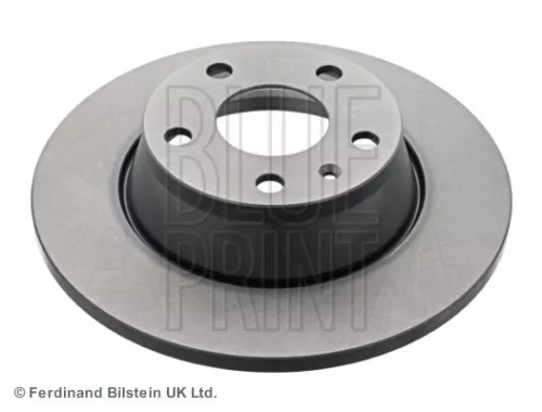 2x BLUE Print Rear Solid Brake Discs For Audi Tt