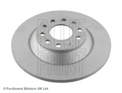 2x BLUE Print Rear Solid Brake Discs For Audi Audi (Faw) A6 A6l