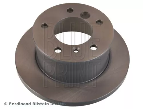 2x BLUE Print Rear Solid Brake Discs