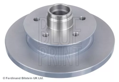 2x BLUE Print Front Solid Brake Discs For Vw Transporter