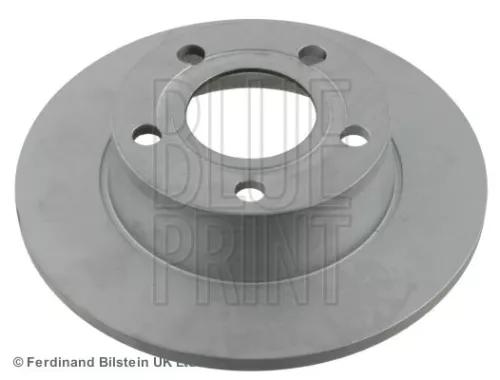 2x BLUE Print Rear Solid Brake Discs For Audi A6