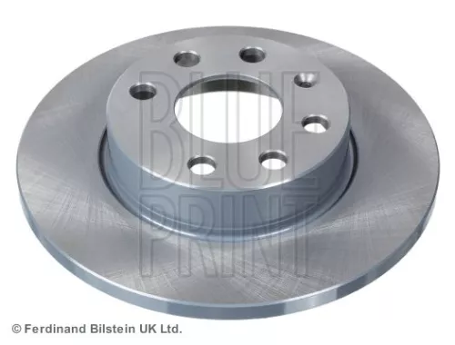 2x BLUE Print Front Solid Brake Discs For Opel Vauxhall Corsa Corsavan