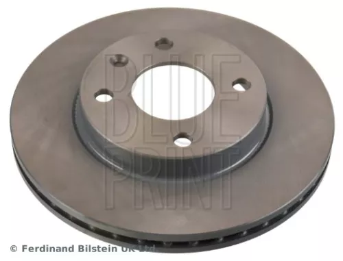 2x BLUE Print Front Internally Vented Brake Discs For Opel Vauxhall Karl Viva