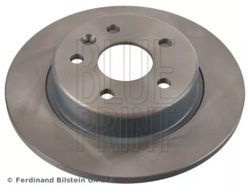 2x BLUE Print Rear Solid Brake Discs For Opel Vauxhall Ampera-e Astra