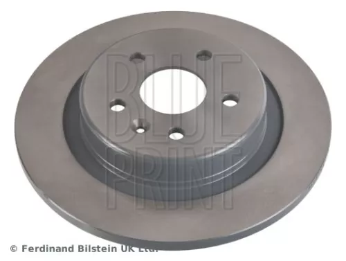 2x BLUE Print Rear Solid Brake Discs For Opel Vauxhall Astra
