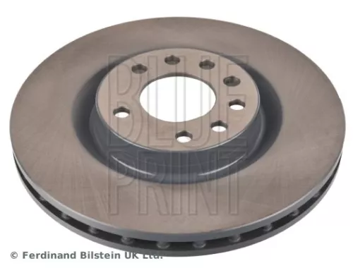 2x BLUE Print Front Internally Vented Brake Discs For Fiat Opel Vauxhall Corsa Croma