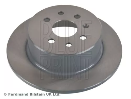 2x BLUE Print Rear Solid Brake Discs For Opel Vauxhall Vectra