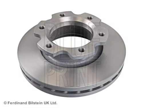 2x BLUE Print Front Internally Vented Brake Discs For Isuzu Elf
