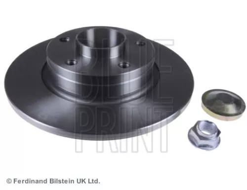 2x BLUE Print Rear Solid Brake Discs For Nissan Opel Renault Vauxhall Primastar Traf