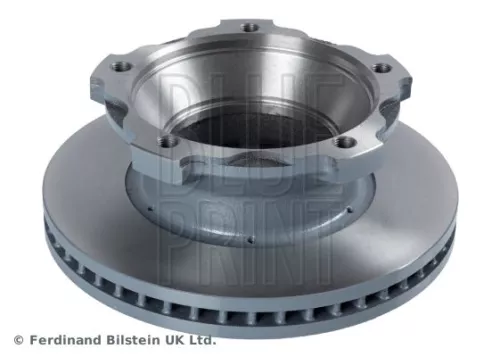 2x BLUE Print Rear Internally Vented Brake Discs
