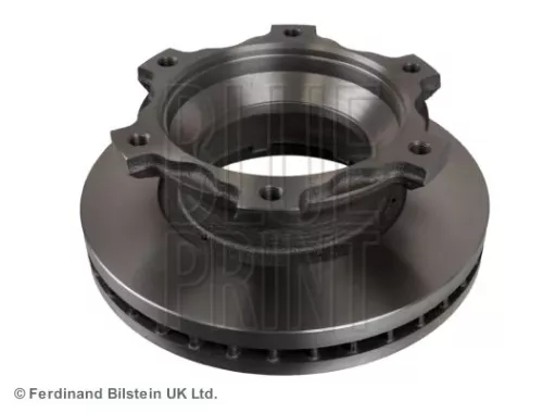 2x BLUE Print Rear Internally Vented Brake Discs