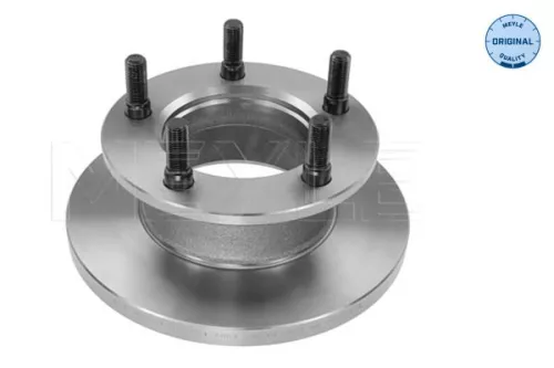 2x Meyle Front Solid Brake Discs Pair For Mercedes Mb