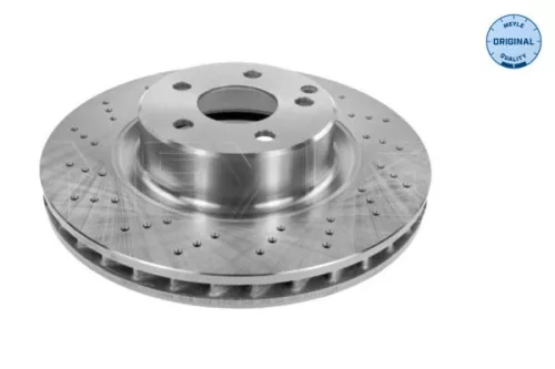 2x Meyle Front Perforated Brake Discs Pair For Mercedes S-class