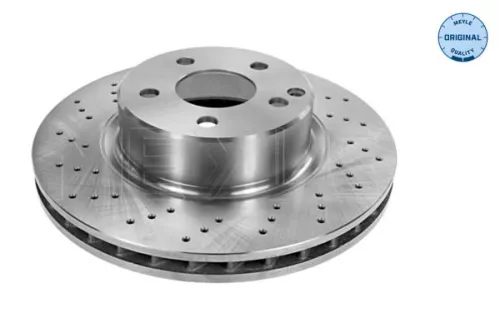 2x Meyle Front Perforated Brake Discs Pair For Mercedes S-class
