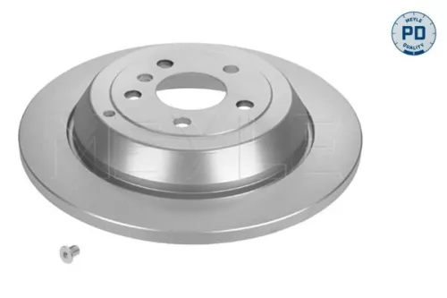 2x Meyle Pd Rear Solid Brake Discs Pair For Mercedes M-class R-class