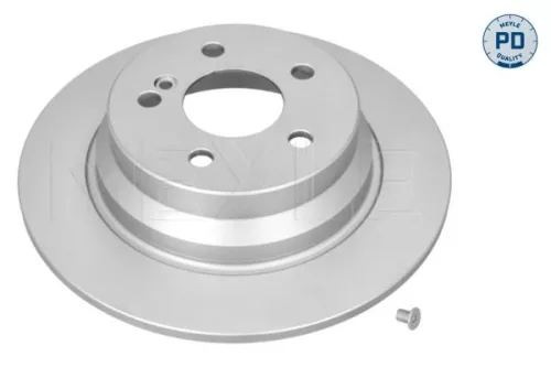 2x Meyle Pd Rear Solid Brake Discs Pair For Mercedes Cls E-class