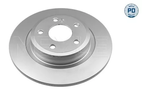 2x Meyle Pd Rear Solid Brake Discs Pair For Mercedes Slc Slk