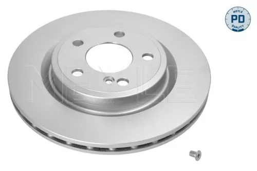 2x Meyle Pd Rear Vented Brake Discs Pair For Mercedes A-class Cla Gla-class