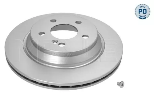 2x Meyle Pd Rear Vented Brake Discs Pair For Mercedes S-class Sl